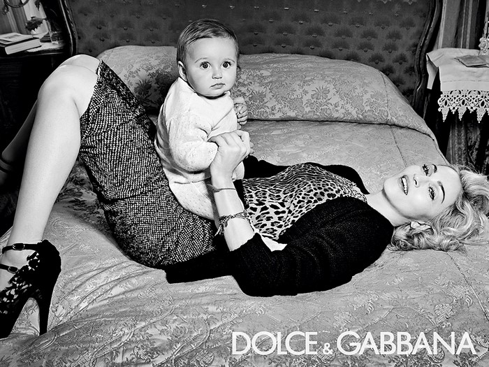 Madonna and child for Dolce & Gabbana