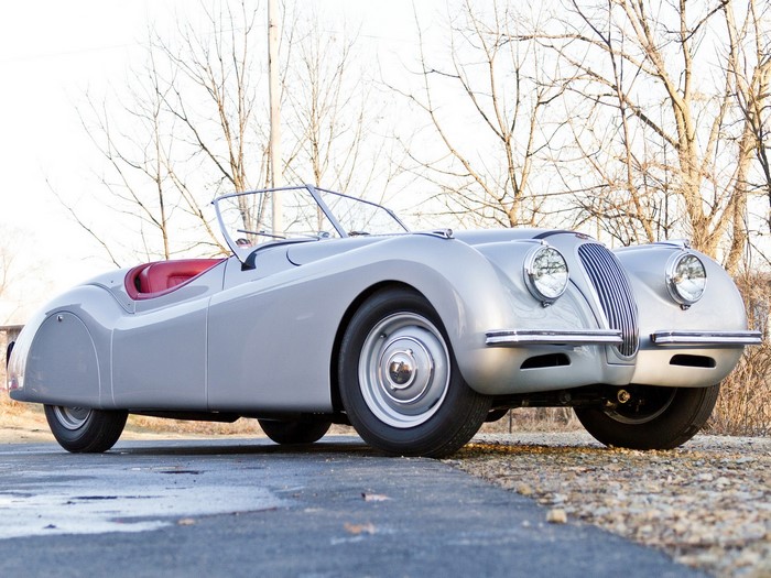 1949-54 Silver Jaguar Convertible