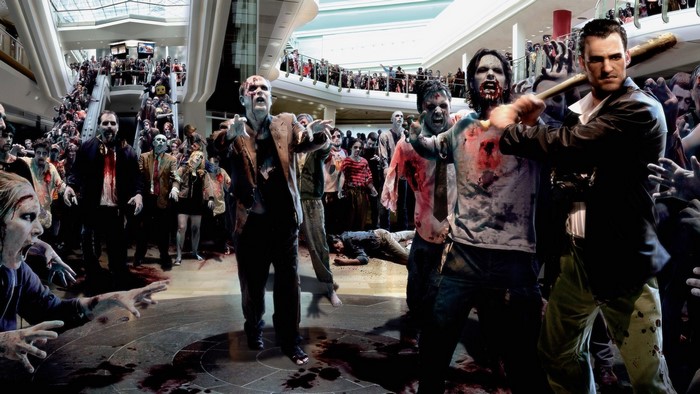 Dead Rising Zombies in a Mall