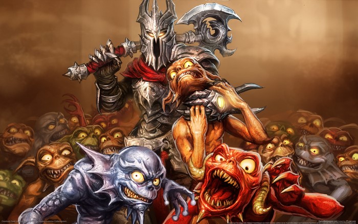 Overlord with his minions