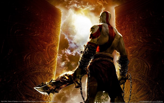 Kratos from God of War Chains of Olympus