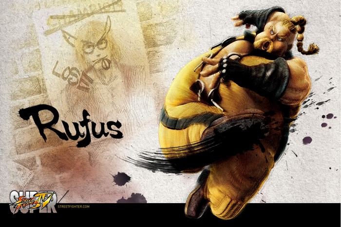Rufus from Street Fighter IV