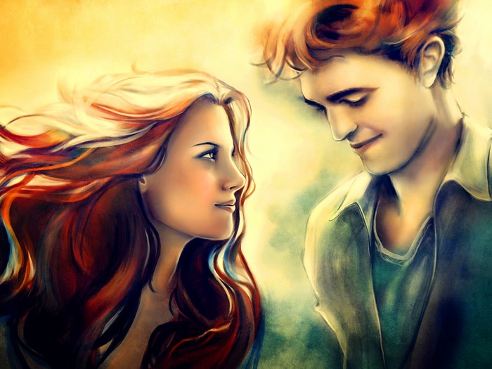 Bella Swan and Edward Cullen from The Twilight Saga