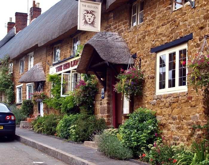 The Red Lion Pub in the United Kingdom