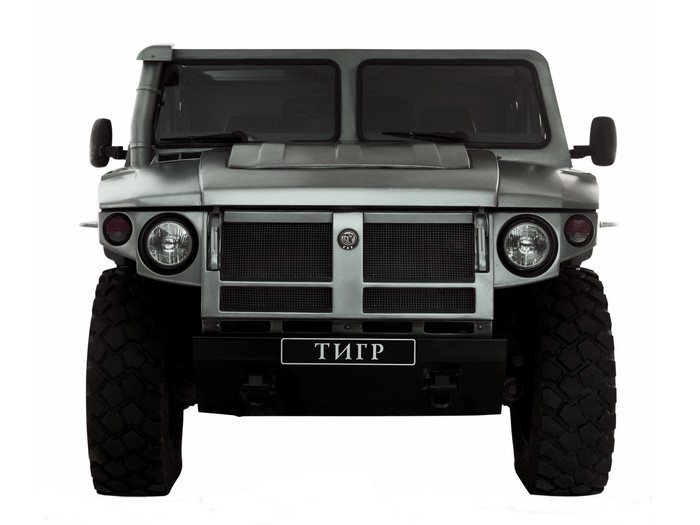 Tigr armored vehicle front view
