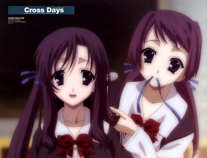 Kotonoha Katsura and Sekai Saionji from Cross Days