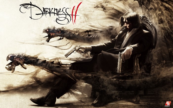 The Darkness II video game cover art