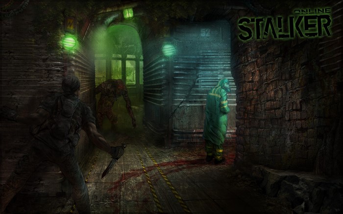 STALKER Online: Mutant and Hazmat Suit Encounter
