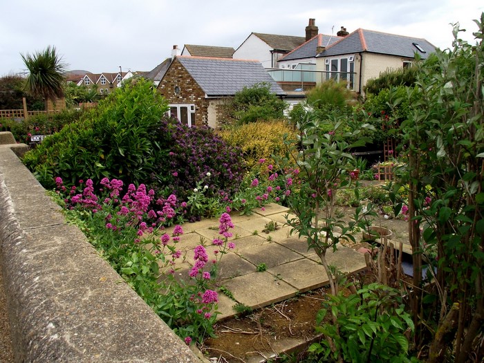 Houses and garden in the United Kingdom