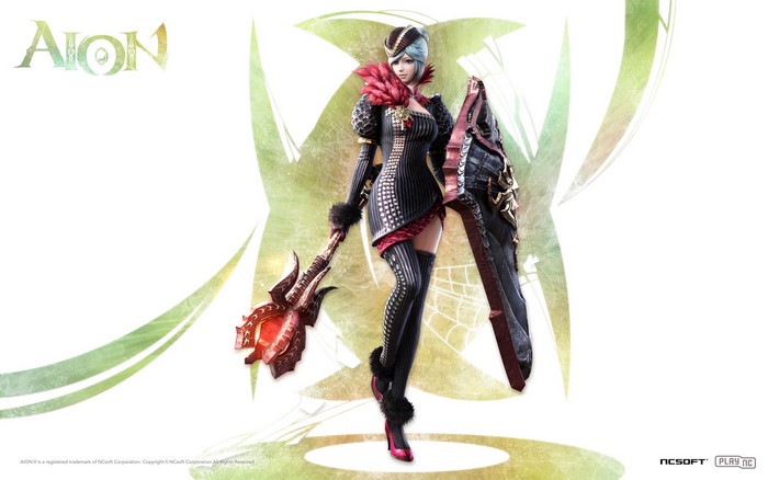 Aion: Tower of Eternity character with shield and staff