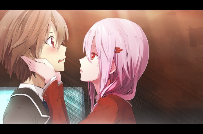 Inori Yuzuriha and Shu Ouma from Guilty Crown