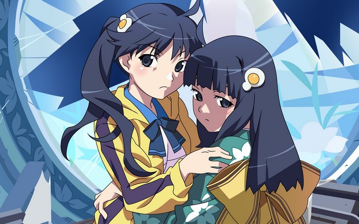 Two girls from Bakemonogatari
