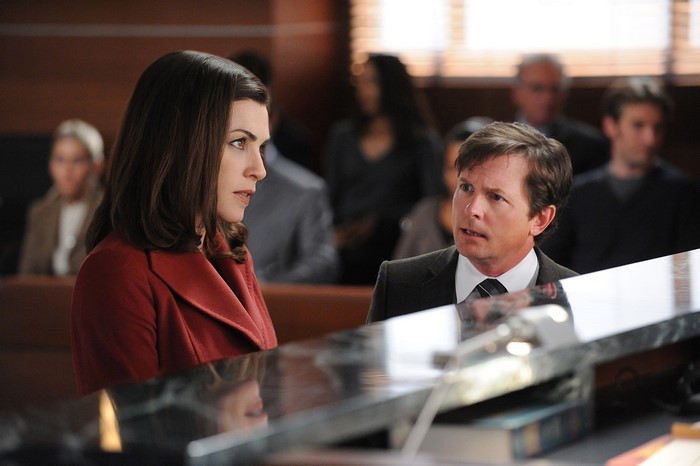 Alicia Florrick and Louis Canning from The Good Wife