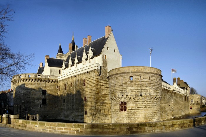 Castle of the Dukes of Brittany in Nantes, France