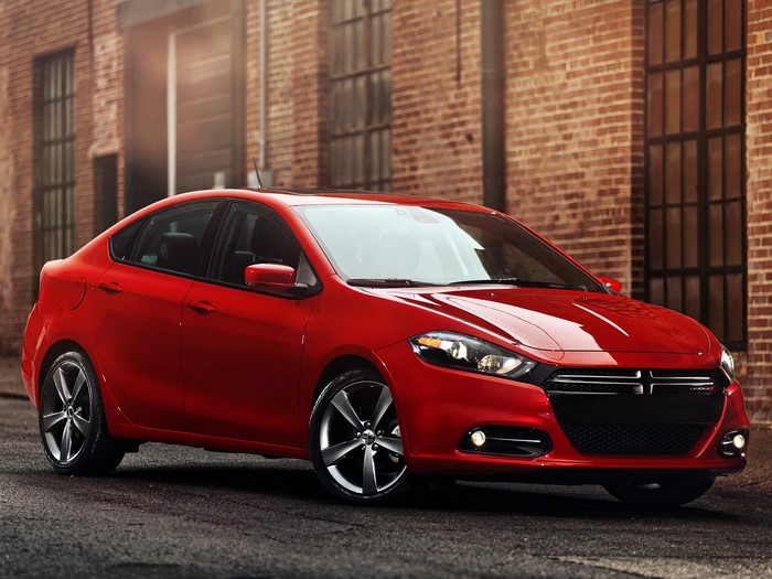 Red Dodge Dart Sedan