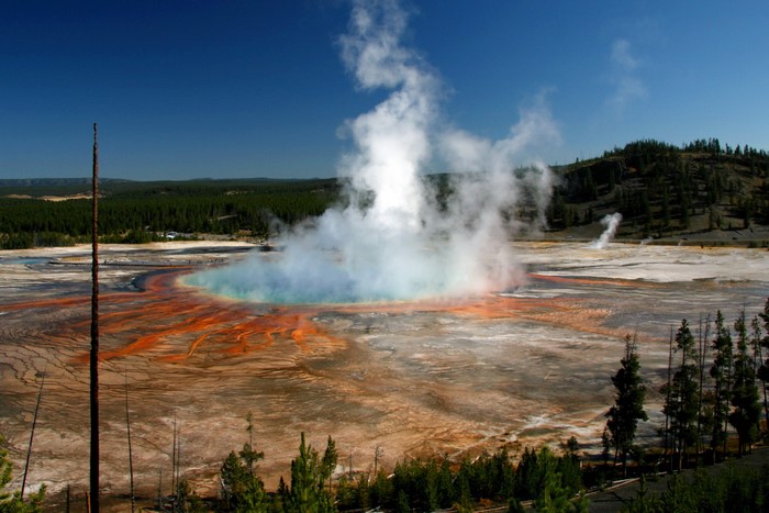 Grand Prismatic Spring, Yellowstone National Park, USA