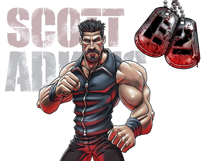 Scott Adkins from The Expendables 2
