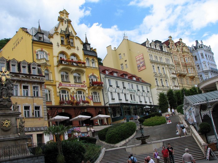 Hotel PUSKIN and Hotel Romance in Karlovy Vary, Czech Republic