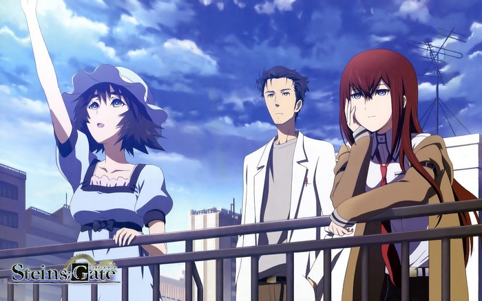 Kurisu Makise and Okabe Rintaro from Steins;Gate