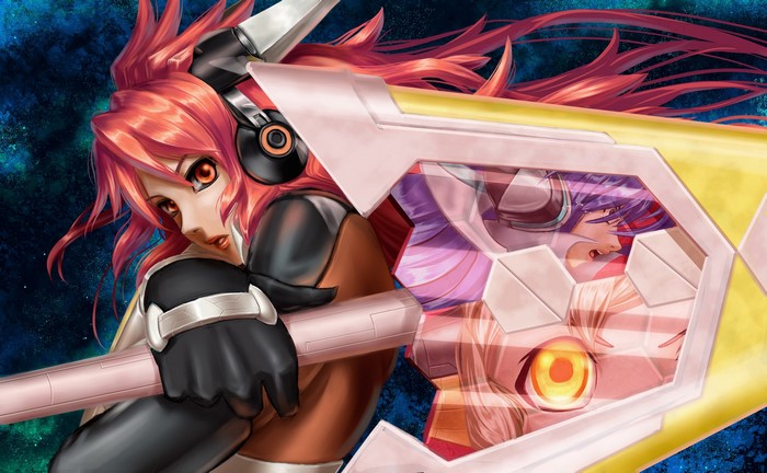 Tsubasa Kazanari from Senki Zesshou Symphogear