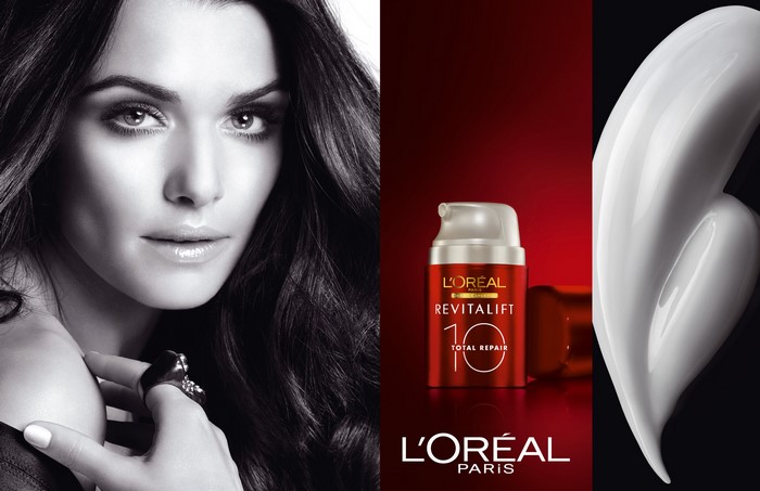 L'Oréal Revitalift Total Repair 10 Cream with Model