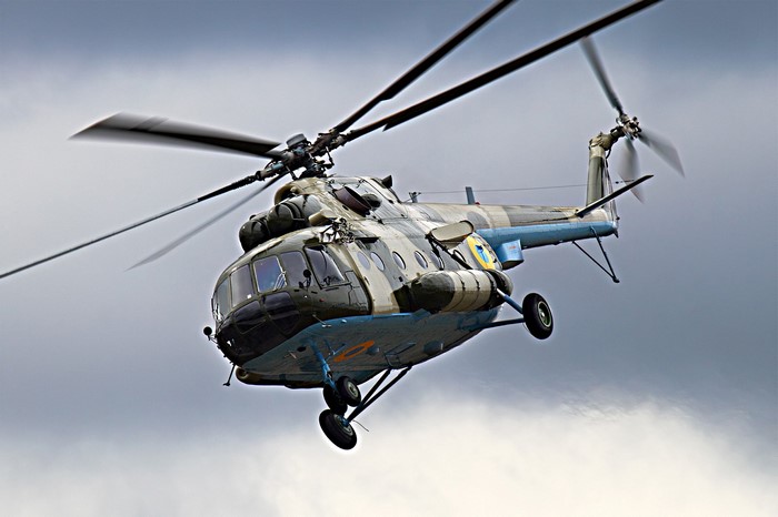 Mil Mi-8 helicopter in flight