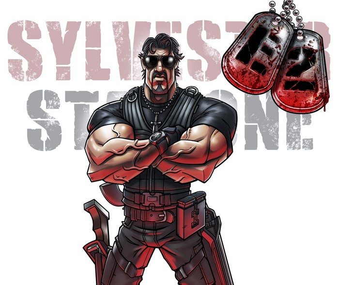 Sylvester Stallone from The Expendables 2