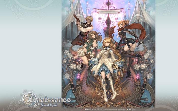 Granado Espada characters on a ship deck