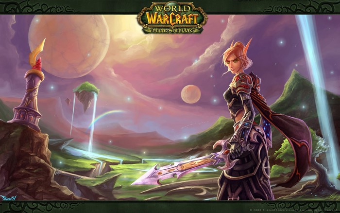 Blood Elf Warrior from World of Warcraft: The Burning Crusade