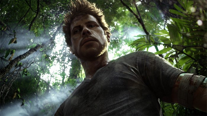 Man in jungle from Far Cry