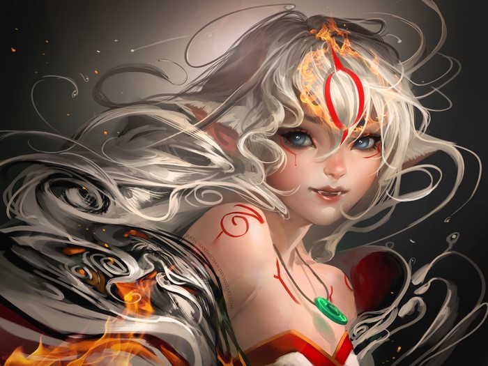Amaterasu from Okami