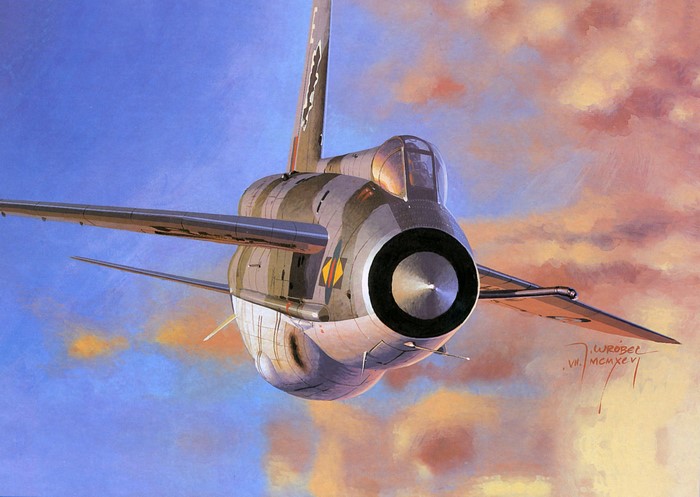 Painting of BAC Lightning F Jet