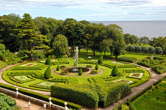 Dunrobin Castle Gardens with Ocean View