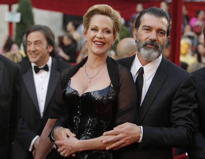 Antonio Banderas and Melanie Griffith at the Oscars