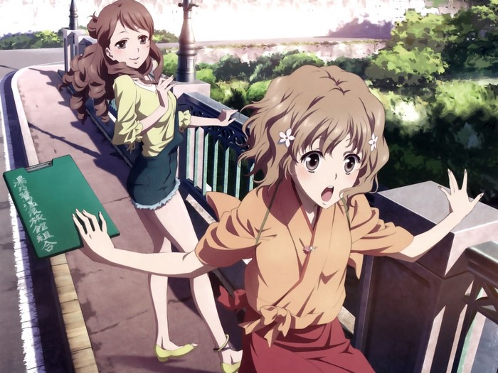 Ohana Matsumae and Kisshoin Satsuki from Hana-Saku Iroha