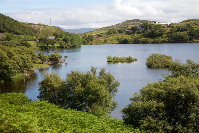 Lake in the United Kingdom countryside