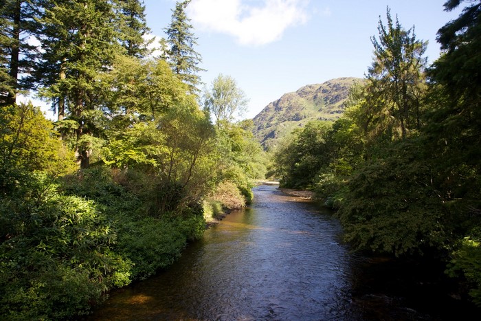 River Eachaig Benmore UK