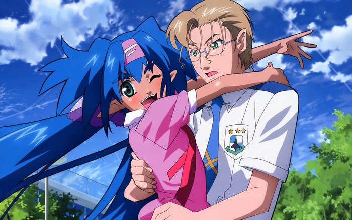 Alto Saotome and Ranka Lee from Macross Frontier