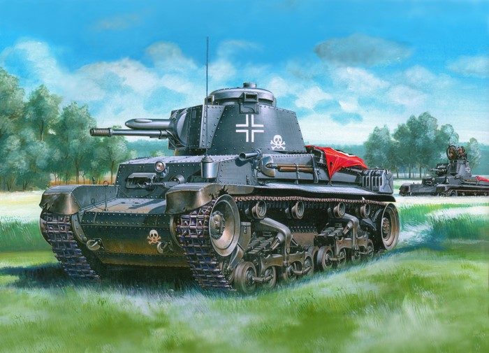 Pz.Kpfw 35(t) Tanks Painting Art
