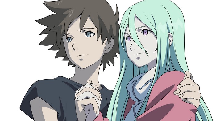 Renton Thurston and Eureka from Eureka Seven