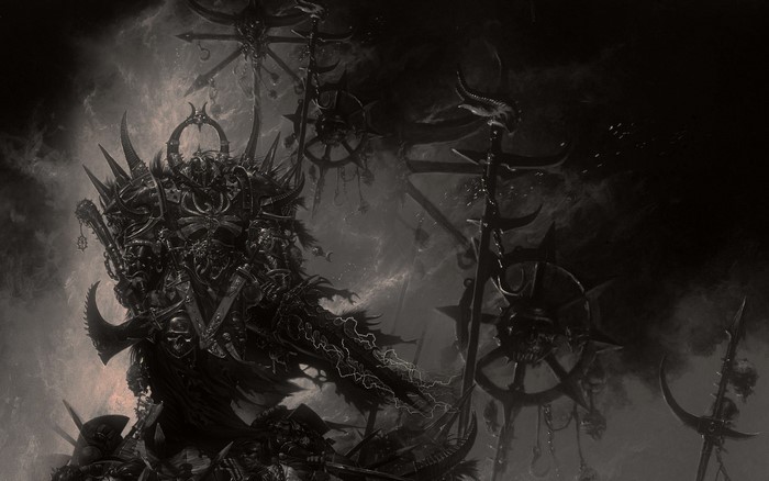 Chaos Lord from Warhammer 40000