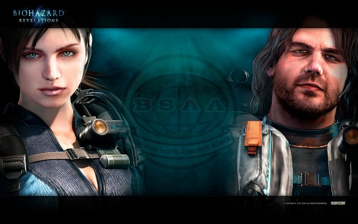 Jill Valentine and Chris Redfield from Resident Evil