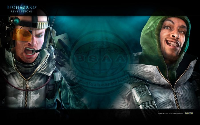 Two men from Biohazard Revelations