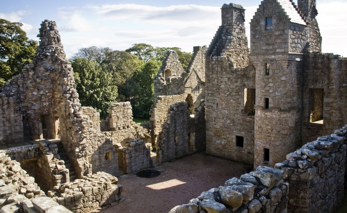 Ruins of Tolquhon Castle, Scotland
