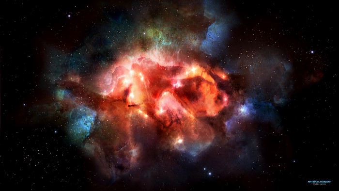 Nebulae in space