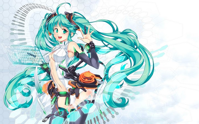 Hatsune Miku from Vocaloid