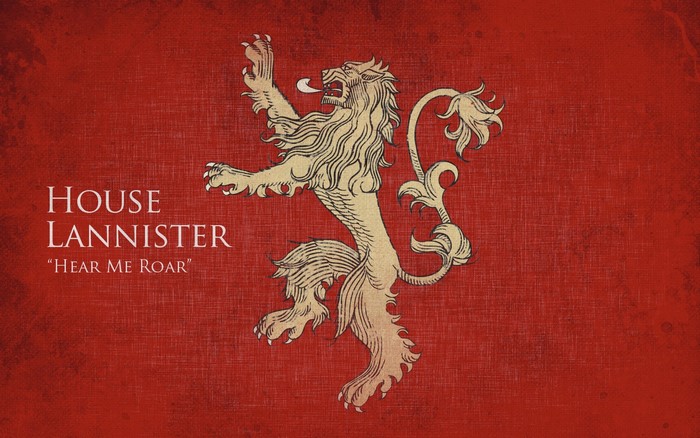 House Lannister Sigil from Game of Thrones