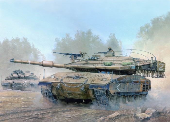 Merkava Mk 4 Tanks Painting Art