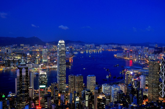 Hong Kong Skyline at Night