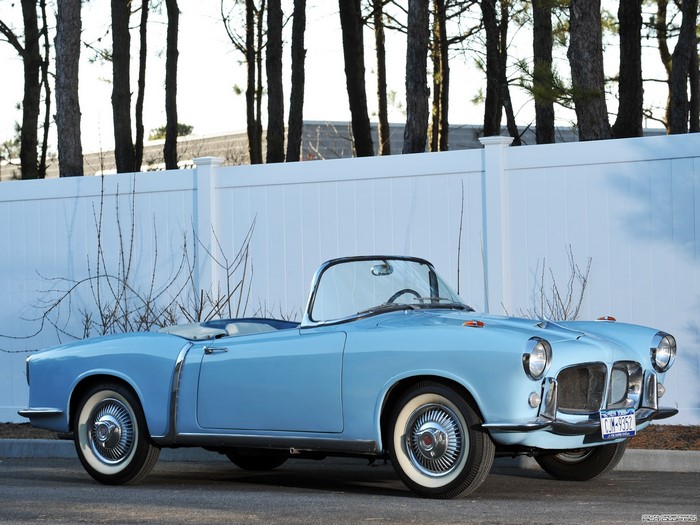 1957 Fiat 1200 TV Spider convertible